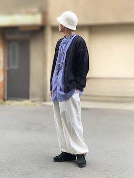 「SPINNS（スピンズ）のアイテム（ハット）」を使った、サマルさん（メンズ・175cm）の秋コーディネート