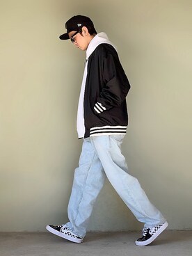 「levis」｜サマルさん（メンズ・175cm）の冬コーディネート