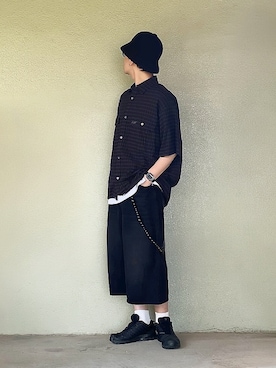 「ハーフパンツ」｜サマルさん（メンズ・175cm）の夏コーディネート