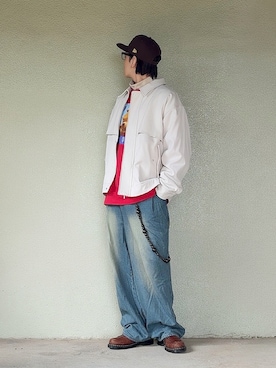 「Dr. Martens（ドクターマーチン）のアイテム」を使った、サマルさん（メンズ・175cm）の秋コーディネート