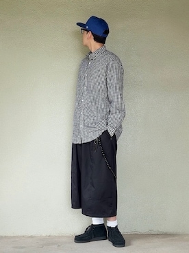 「Clarks（クラークス）のアイテム」を使った、サマルさん（メンズ・175cm）の秋コーディネート