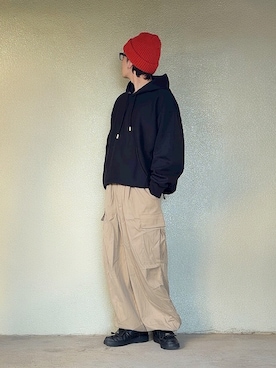 「ニット帽」｜サマルさん（メンズ・175cm）の秋コーディネート