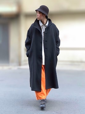 「コート」｜サマルさん（メンズ・175cm）の冬コーディネート