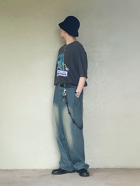 「アイテム（ドレスシューズ）」を使った、サマルさん（メンズ・175cm）の夏コーディネート