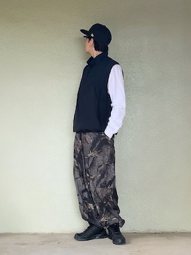 「SALOMON（サロモン）のSALOMON/サロモン XA PRO/ エックスエー プロ 3D ゴアテックス 防水 L40988900（スニーカー）」を使った、サマルさん（メンズ・175cm）の秋コーディネート