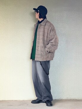 「KLEMAN（クレマン）のアイテム」を使った、サマルさん（メンズ・175cm）の冬コーディネート