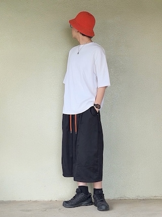 「KANGOL(カンゴール)のKANGOL BERMUDA CASUAL(ハット)」を使った、サマルさん(メンズ・175cm)の秋コーディネート