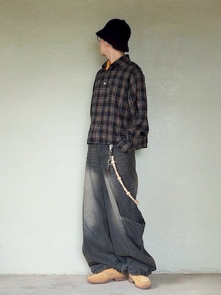 「Timberland(ティンバーランド)の【別注】 <Timberland(ティンバーランド)> 3EYE CLASSIC LUG/シューズ(モカシン/デッキシューズ)」を使った、サマルさん(メンズ・175cm)の秋コーディネート