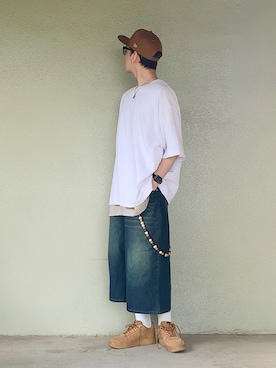 「ハーフパンツ」｜サマルさん（メンズ・175cm）の夏コーディネート