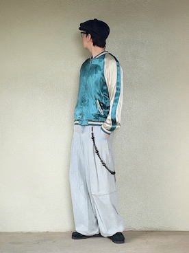 「Clarks（クラークス）のアイテム」を使った、サマルさん（メンズ・175cm）の春コーディネート