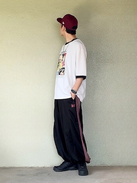 「Starting Over（スターティングオーバー）のアイテム（Tシャツ/カットソー）」を使った、サマルさん（メンズ・175cm）の夏コーディネート