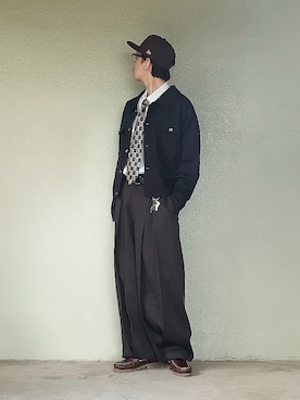 「アイテム（ネクタイ）」を使った、サマルさん（メンズ・175cm）の秋コーディネート