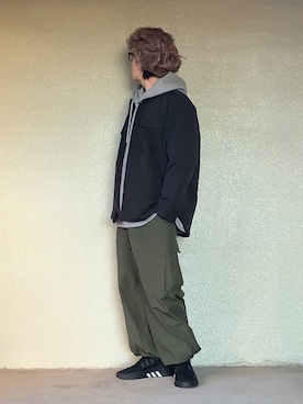 「チャイハネ（チャイハネ）のアイテム（帽子）」を使った、サマルさん（メンズ・175cm）の冬コーディネート