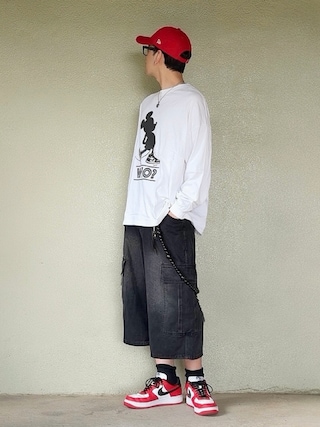 「NEW ERA（ニューエラ）のNEW ERA/ニューエラ キャップ 9FORTY（キャップ）」を使った、サマルさん（メンズ・175cm）の秋コーディネート