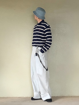 「ロールアップ」｜「アイテム（ブーツ）」を使った、サマルさん（メンズ・175cm）の春コーディネート