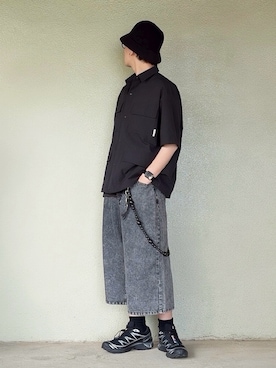 「KANGOL（カンゴール）のアイテム」を使った、サマルさん（メンズ・175cm）の夏コーディネート