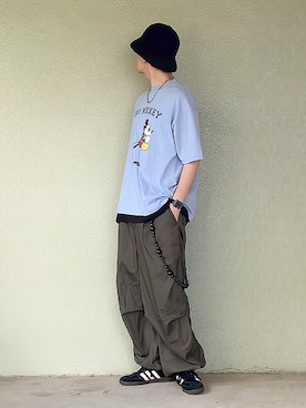 「ミッキー」｜サマルさん（メンズ・175cm）の夏コーディネート