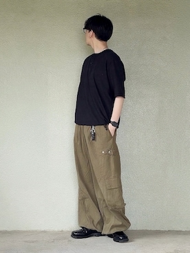 「タックイン」｜サマルさん（メンズ・175cm）の夏コーディネート