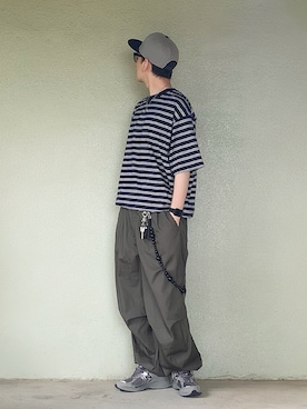 「タックイン」｜サマルさん（メンズ・175cm）の夏コーディネート