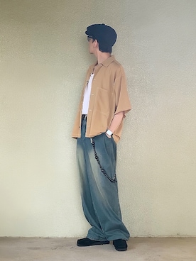 「アイテム（モカシン/デッキシューズ）」を使った、サマルさん（メンズ・175cm）の夏コーディネート