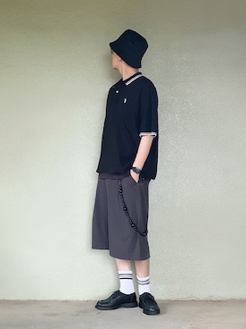 「KLEMAN（クレマン）のアイテム」を使った、サマルさん（メンズ・175cm）の夏コーディネート