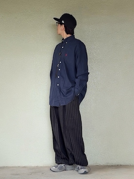 「柄パンツ」｜サマルさん（メンズ・175cm）の秋コーディネート