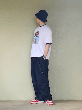 「アイテム（スニーカー）」を使った、サマルさん（メンズ・175cm）の夏コーディネート