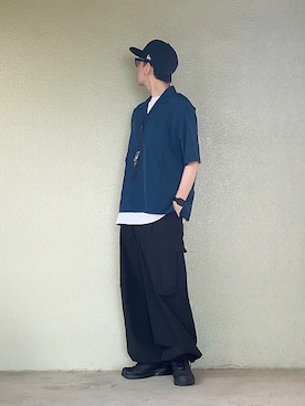 「SALOMON（サロモン）のSALOMON/サロモン XA PRO/ エックスエー プロ 3D ゴアテックス 防水 L40988900（スニーカー）」を使った、サマルさん（メンズ・175cm）の夏コーディネート