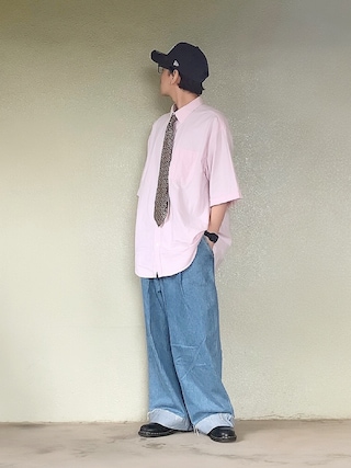 「Dr. Martens（ドクターマーチン）のDr.Martensドクターマーチン 1461 1461w 3eye Gibson 3ホールギブソン レザーシューズ（ドレスシューズ）」を使った、サマルさん（メンズ・175cm）の秋コーディネート