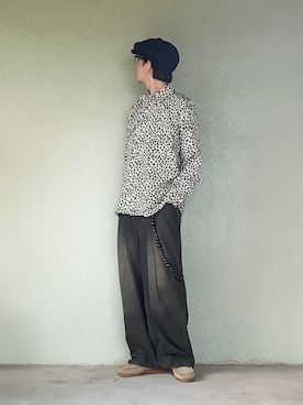 「アイテム（モカシン/デッキシューズ）」を使った、サマルさん（メンズ・175cm）の秋コーディネート
