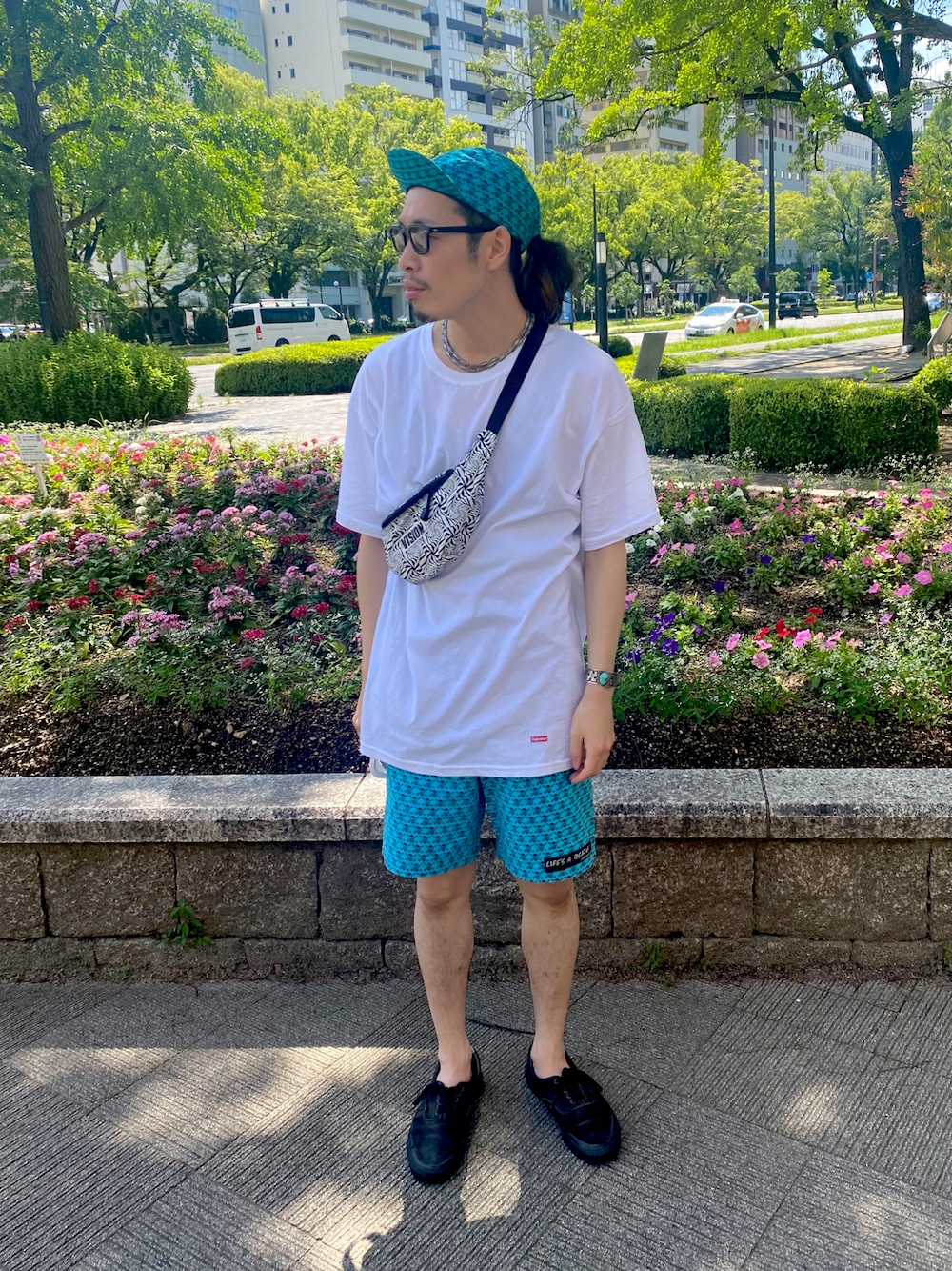 80s life's a beach パンツとシャツセットアップzor