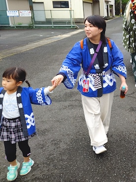 「アイテム（オールインワン・サロペット）」を使った、:Tom:さん（レディース・150cm・40代）の秋コーディネート