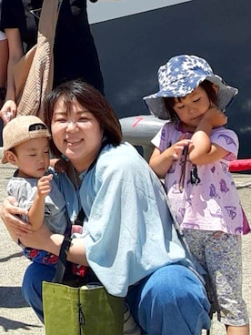 「アイテム（デニムパンツ）」を使った、:Tom:さん（レディース・150cm・30代）の夏コーディネート