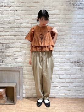 「セットアイテム」｜「アイテム（その他）」を使った、ながやさん（レディース・157cm）の夏コーディネート