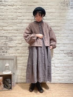 「TSUHARU by Samansa Mos2（ツハルバイサマンサモスモス）のアイテム（ブーツ）」を使った、ながやさん（レディース・157cm）の秋コーディネート
