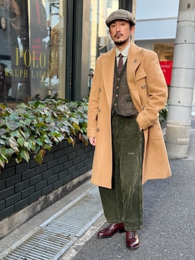 「アイテム（フォーマルスーツ/小物）」を使った、 $hinih$さん（メンズ・172cm）の冬コーディネート