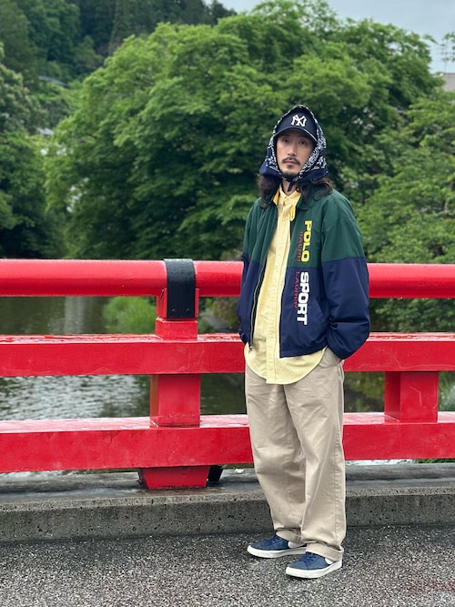 Polo Sport ウィンドブレーカーを使った人気ファッション
