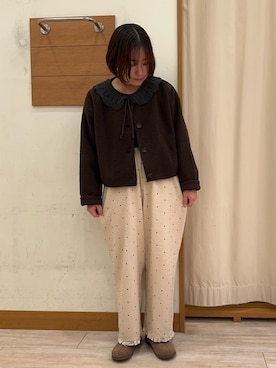 「Samansa Mos2（サマンサ モスモス）のアイテム（ジャケット/アウター）」を使った、ありささん（レディース・155cm）の秋コーディネート