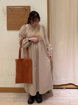 「Samansa Mos2（サマンサ モスモス）のアイテム（シューズ）」を使った、ありささん（レディース・155cm）の秋コーディネート