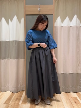 「sm2rhythm（サマンサモスモスリズム）のアイテム（トップス）」を使った、ありささん（レディース・155cm）の春コーディネート