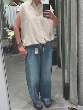「KEEN（キーン）のアイテム」を使った、maria170さん（レディース・170cm）の夏コーディネート