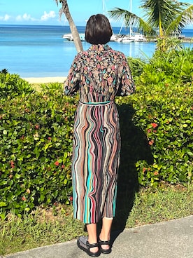 「アイテム（サンダル）」を使った、maria170さん（レディース・170cm）の秋コーディネート