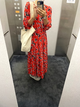 「ZARAワンピース」｜ないすさん（レディース・161cm）の秋コーディネート
