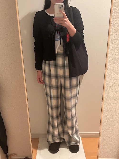 PHEENY（フィーニー）の「【PHEENY】Rayon ombre check 2 tuck
