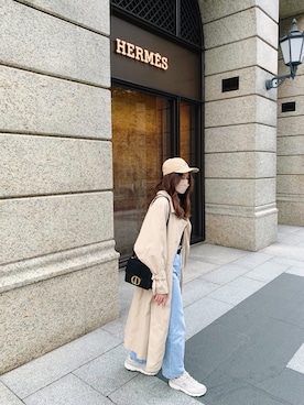 「Carhartt WIP（カーハートダブリューアイピー）のアイテム」を使った、Pennyさん（レディース・165cm）の春コーディネート