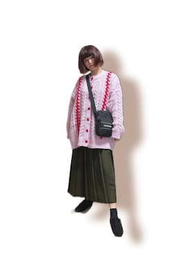 「Libra Cue（リブラ キュー）のアイテム（シューズ）」を使った、チャッキーナ 𓆌さん（レディース・160cm）の秋コーディネート