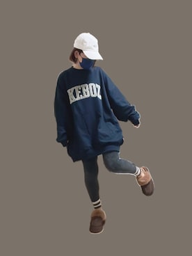 「厚底ブーツ」｜「アイテム（サンダル）」を使った、チャッキーナ 𓆌さん（レディース・160cm）の秋コーディネート