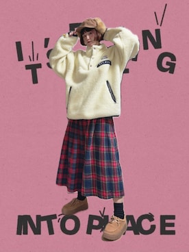 チャッキーナ 𓆌さん（レディース・160cm）の冬コーディネート