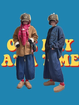 チャッキーナ 𓆌さん(レディース・160cm)の冬コーディネート