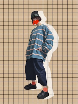 「Perushu（ペルーシュ）のアイテム」を使った、わいちゃん𓆌さん（レディース・160cm）の秋コーディネート